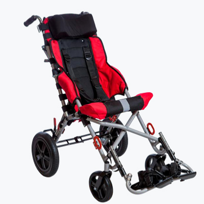 Ombrello stroller black and red